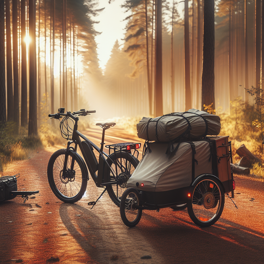 Freiheit pur: Mit dem MOUGG e-Bike und Fahrradanhänger unterwegs