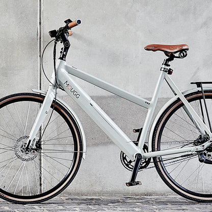 ledersattel mountainbike Set: Ledersattel mit Griffen aus Leder – handmade in Italy – MOUGG eBikes