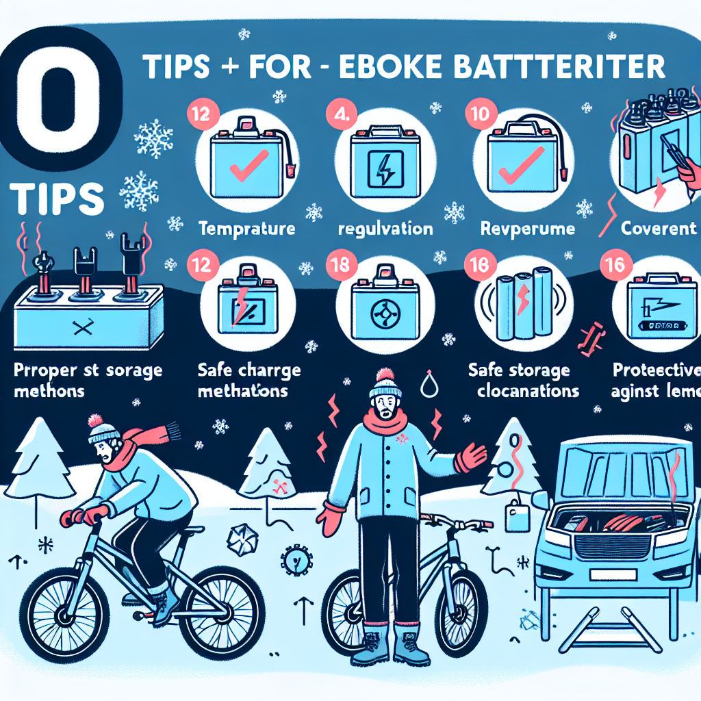 10 tips for storing your eBike battery correctly in winter